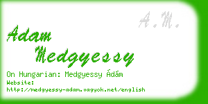 adam medgyessy business card